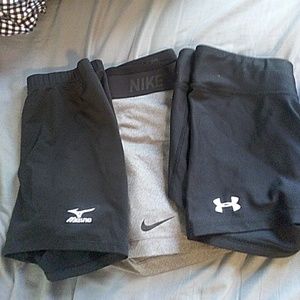 3 pairs of volleyball spandex